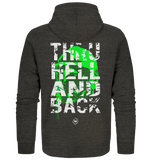 Thru hell and back - Grün - Organic Zipper