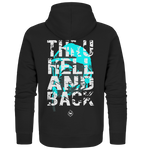 Thru hell and back - Cyan - Organic Zipper