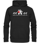 Andere rennen raus, wir rennen rein - Unisex Hoodie