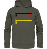 Deutschland-Axt - Organic Hoodie