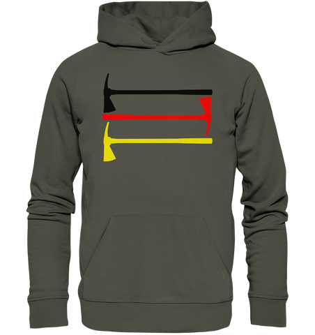 Deutschland-Axt - Organic Hoodie