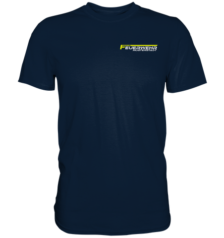 Freiwillige Feuerwehr "Deine Stadt" Gelb - Premium Shirt