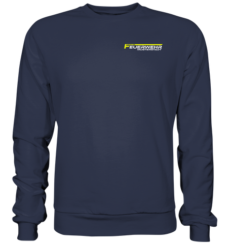 Freiwillige Feuerwehr "Deine Stadt" Gelb - Premium Sweatshirt